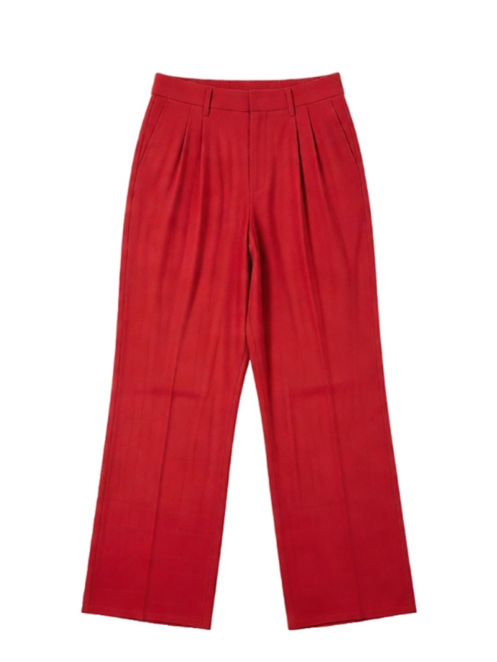 a new day Red Pleated Wide-Leg Pants
